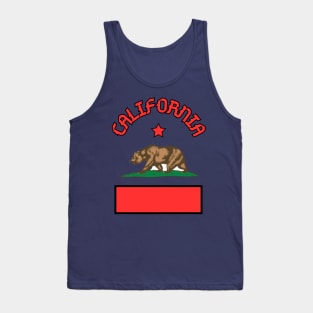 State of California USA Tank Top